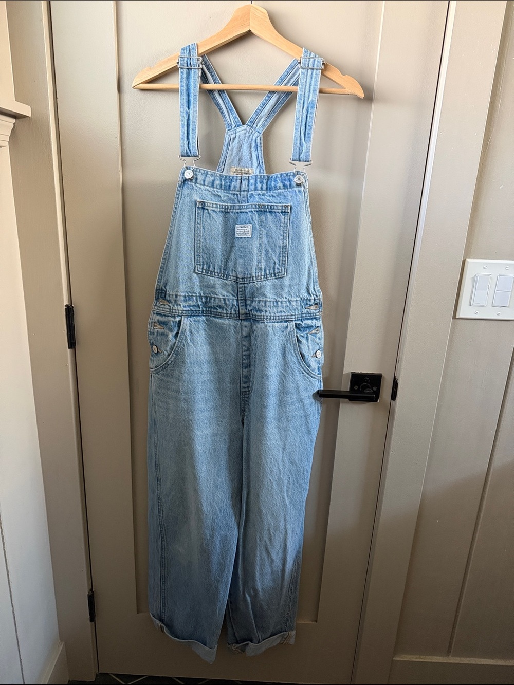 Levi's Light Blue Denim Women's Overalls